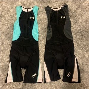 TYR Tri suit set of 2 in size XS
